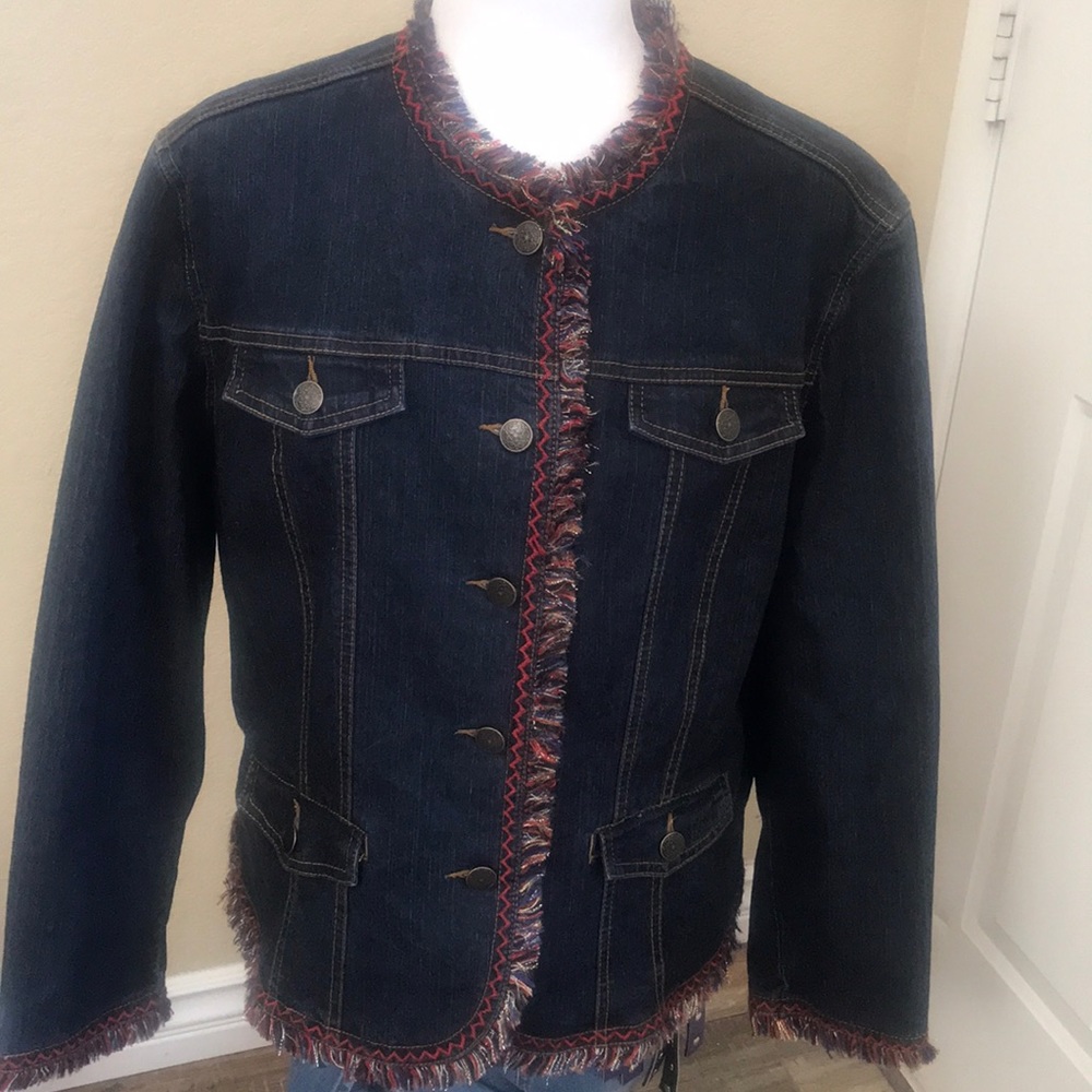 Lara Lane fringed denim jacket